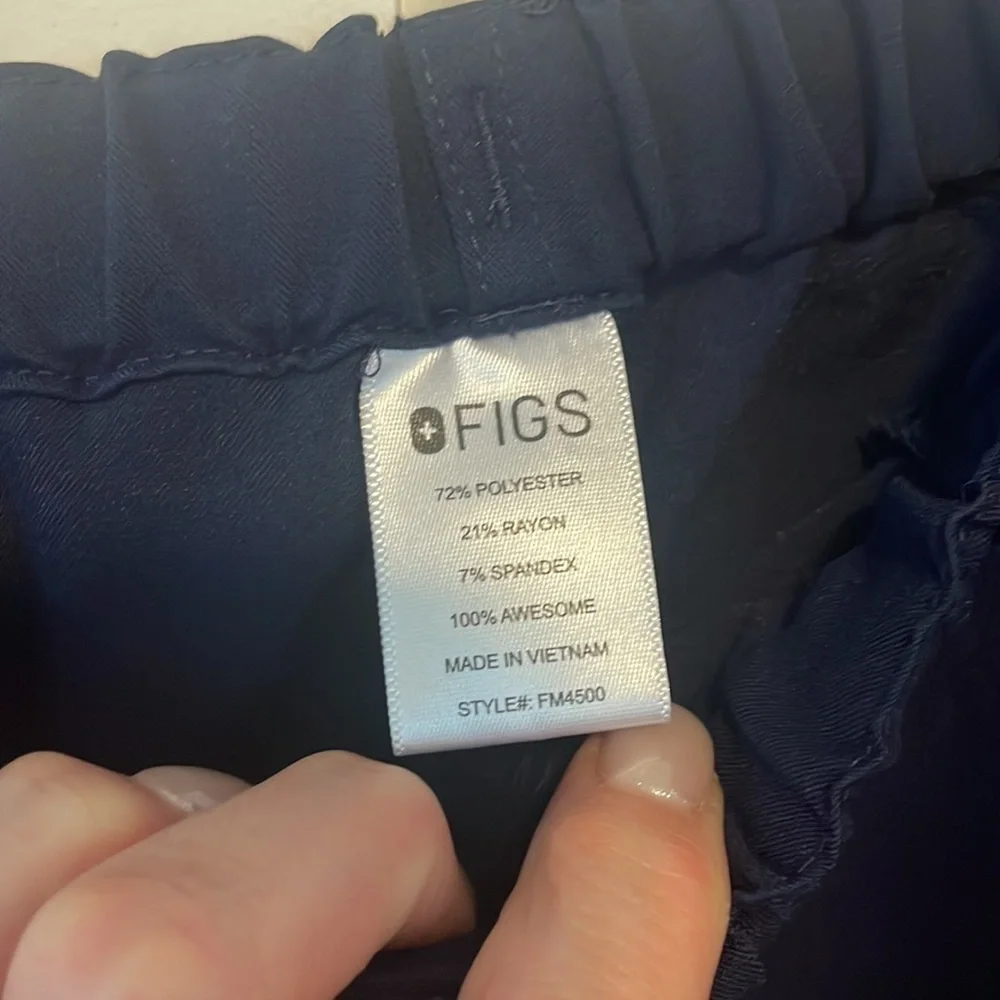 Figs Pisco technical collection Scrubs‎ Pants size large navy